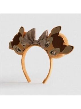 Disney Bambi Plush Mickey Mouse Ears Headband Accessory Primark NWT